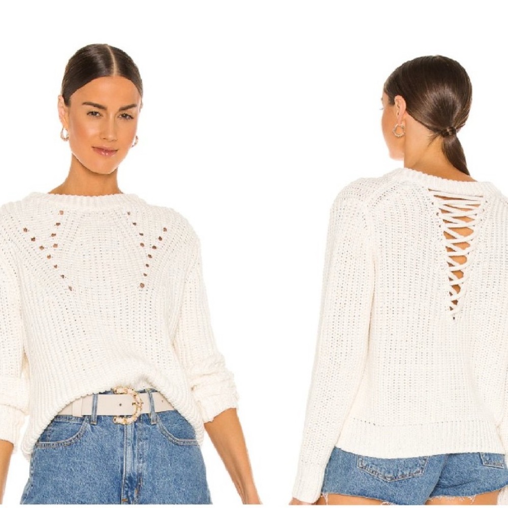 John & Jenn Max Chunky Knit Sweater L Revolve